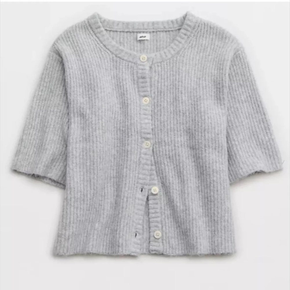 NWT Aerie unREAL Short Sleeve Cardigan
